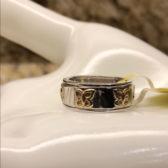 STERLING SILVER BUTTERFLY RING SIZE 6 - Picture 3 of 10